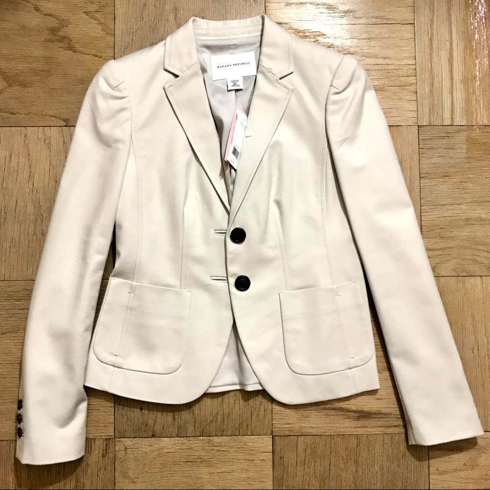 Banana Republic Cream Blazer